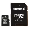 Intenso Performance - „Flash“ atminties kortelė (su microSDXC į SD adapteriu) - 64 GB - UHS-I U1 / 10 klasė - microSDXC UHS-I (3424490)