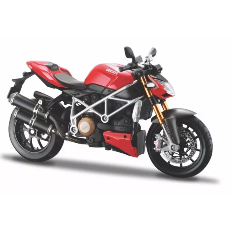 Metalinis motociklo modelis Maisto Ducati 1/12 masteliu – Maisto 1:12 metalinė kopija