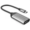 HYPER HD-H8K USB Type-C HDMI nerūdijančio plieno adapteris