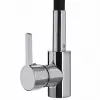 Virtuvės maišytuvas PYRAMIS 090919638 Juoda Chrome — vienos svirties, pasukamas snapelis, 23 cm siekis, 41 cm aukštis