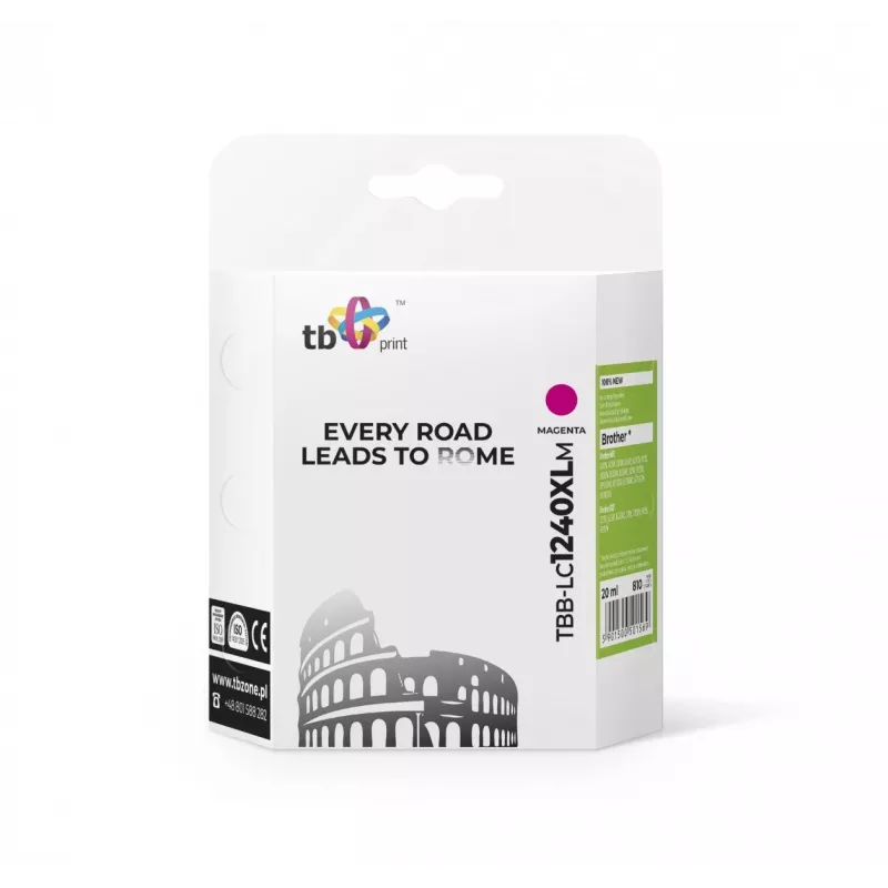 Ink. Cartridge TB Kompat. S Brother LC1240M 100% New