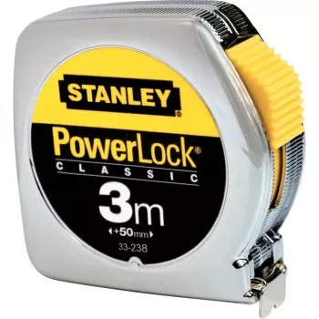 Ruletė Stanley 0-33-218 3 m Metallic Geltona