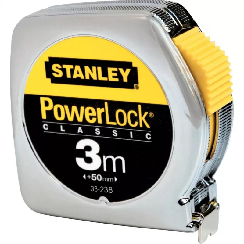 Ruletė Stanley 0-33-218 3 m Metallic Geltona