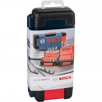 Sraigtinių grąžtų rinkinys Bosch HSS PointTeQ 2608577350