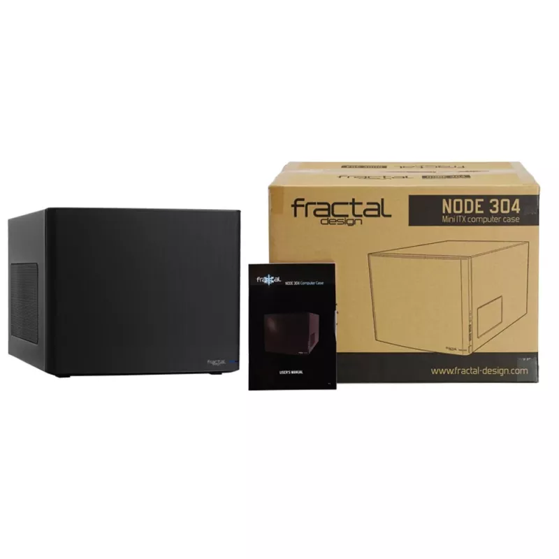 Fractal Design NODE 304 Cube Juoda