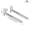 Montavimo rinkinys Maclean MC-776 B Juoda