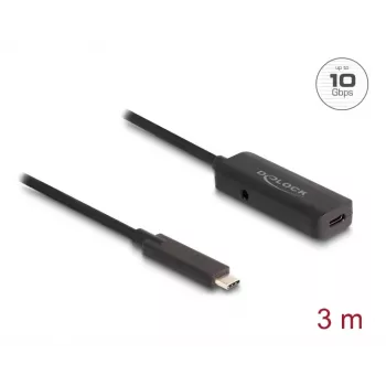 USB laidas DeLOCK 80027 3m USB C juodas