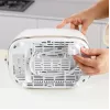 Skrudintuvas Taurus TO800P 2 riekių 800 W baltas su mygtukų ir sukamojo valdymo funkcijomis