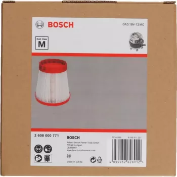 PTFE filtras Bosch GAS 18V-12 MC Professional M klasės dulkių siurbliui, modelis 2608000771