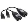 Genway USB-EX-50 sąsajos šakotuvas USB 2.0 juodas