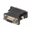 Assmann DVI adapteris. DVI(24+5) - HD15 M/F. DVI-I dviejų kanalų. bl (AK-320504-000-S)