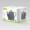 Elektrinis virdulys Maestro MR-077, 1,5 l, 1500 W, keramikinis korpusas, pilkas