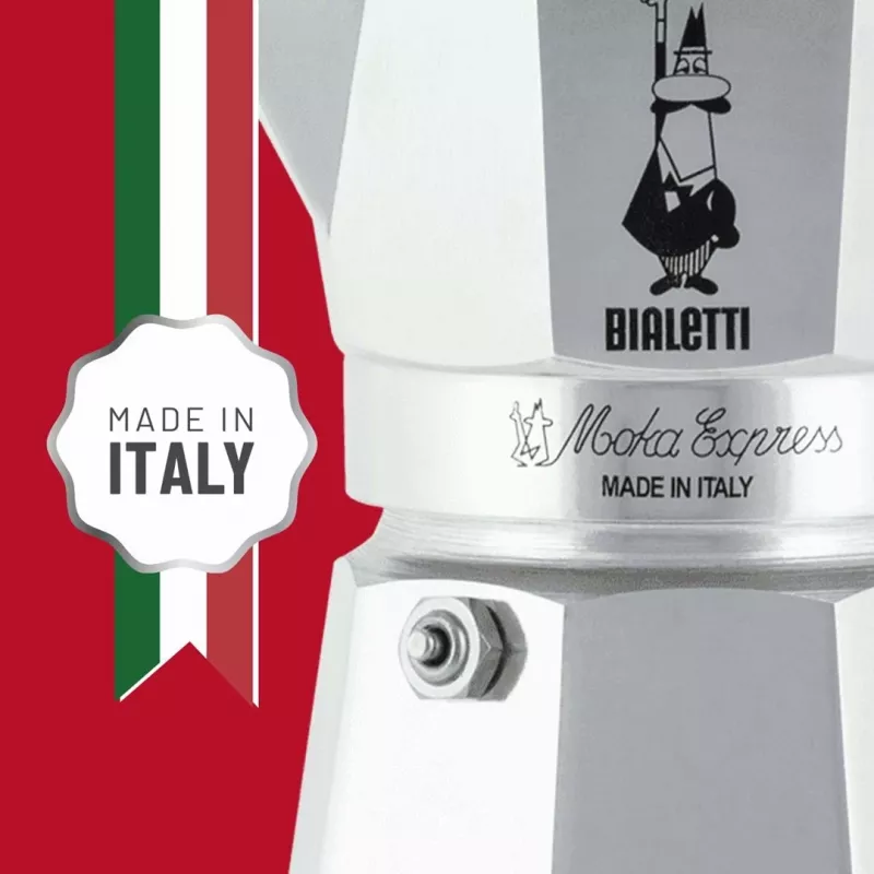Bialetti Moka Express moka puodas 0,06 L aliuminis, juodas