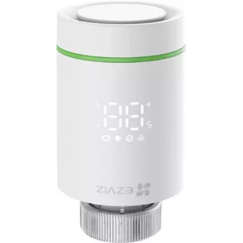 Vidinis sukamasis LED jutiklis EZVIZ T55 — baltas plastikas, AA baterija, Ø 5,5 cm, aukštis 95 mm