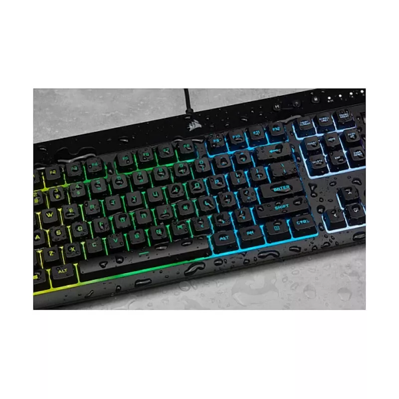 Žaidimų klaviatūra Corsair K55 Pro RGB (juoda) FR