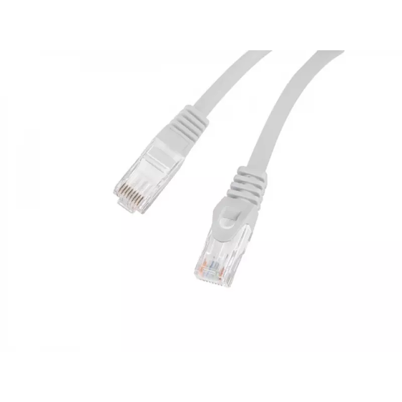 LANBERG tinklo kabelis Cat6 U/UTP RJ-45 į RJ-45 0,5 m pilkas PCU6-10CU-0050-S