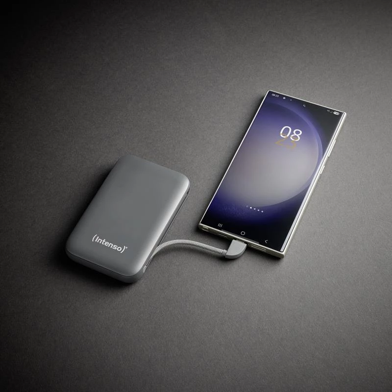 Išorinė baterija USB 10000MAH/PILKA S10000 7333034 Intenso