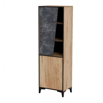 Lentynų blokas cama meble OVO 2D knygų spinta 50×38×182,5 cm ąžuolas/betonas