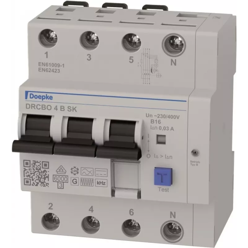 Doepke FI/LS-Kombination DRCBO 4 B16/0.03/3N-B SK (9948104)
