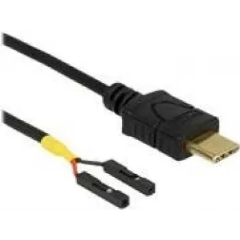 USB laidas DeLOCK 85473 0,5m USB C juodas