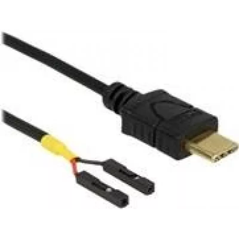 USB laidas DeLOCK 85473 0,5m USB C juodas