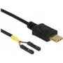 USB laidas DeLOCK 85473 0,5m USB C juodas