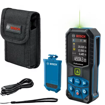 Bosch GLM 50-27 CG Professional lazerinis atstumo matuoklis Juoda, Mėlyna 50 m