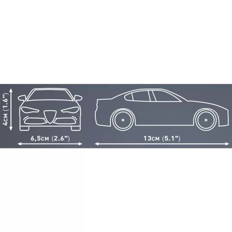 Statymo rinkinys COBI Giulia Quadrifoglio 90 dalių, skirtas 6 metų ir vyresniems