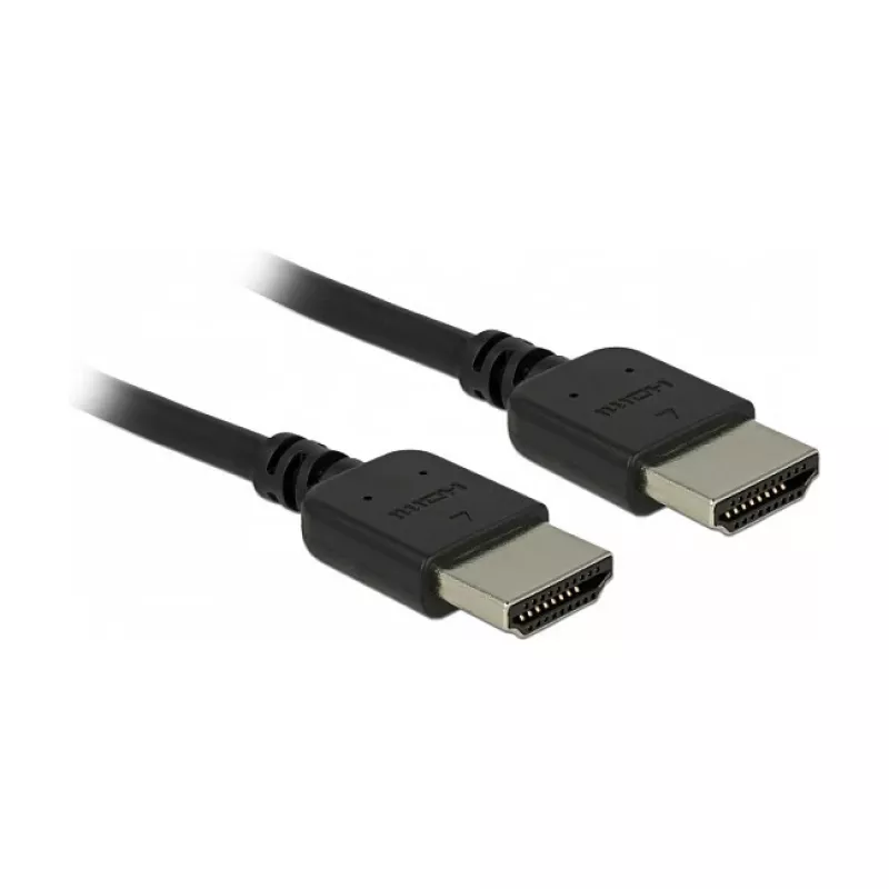 HDMI kabelis DeLOCK 85216 1,5 m A tipo kištukas–kištukas, juodas