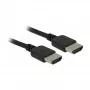 HDMI kabelis DeLOCK 85216 1,5 m A tipo kištukas–kištukas, juodas