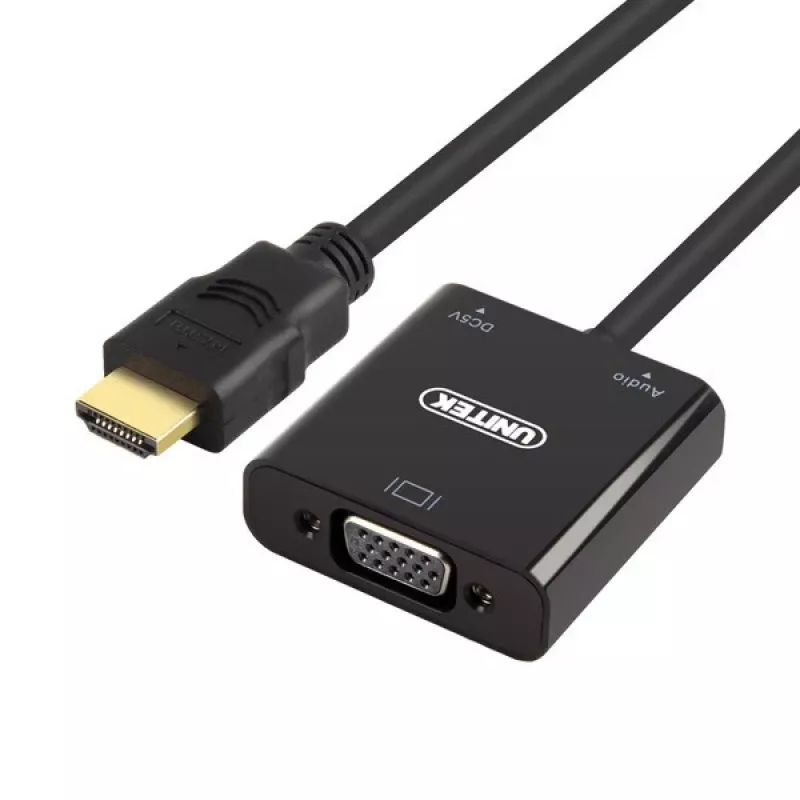 UNITEK Y-6333 sąsajos kortelės / adapteris 3,5 mm, VGA