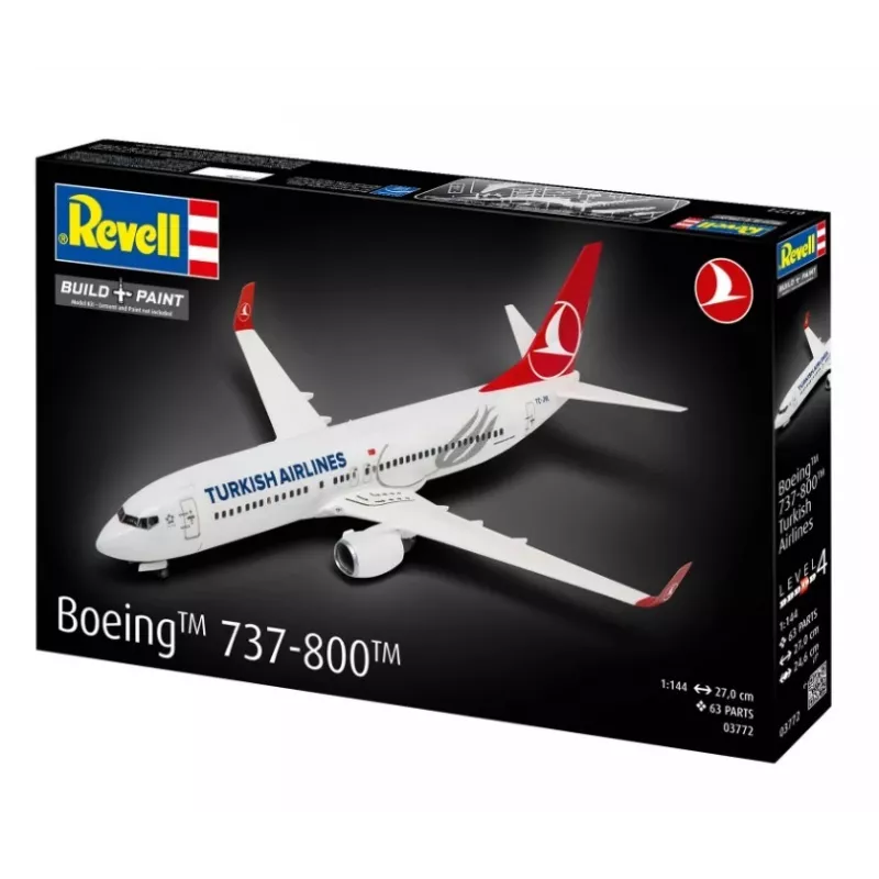 Plastikinio modelio lėktuvas REVELL Boeing 737-800 Turkish Air mastelis 1:144