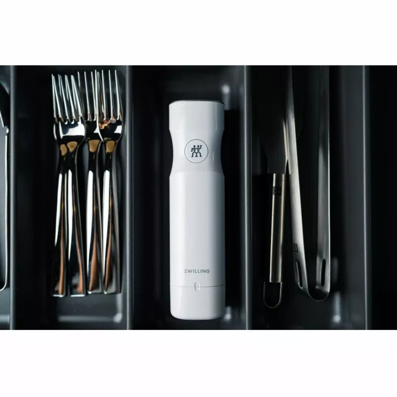 Vakuuminis sandariklis ZWILLING FRESH & SAVE baltas siurblys, baterija 3.7V, MicroUSB įkrovimas, 190×50×50 mm, 330 g