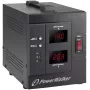 PowerWalker AVR 2000 SIV FR įtampos reguliatorius 2 kintamosios srovės lizdai (-ų) 110 - 280 V juodas