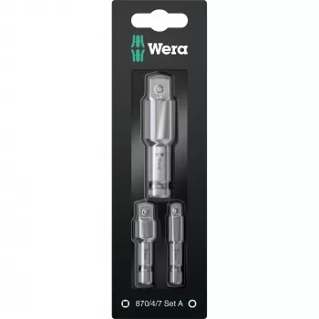 Atsuktuvų antgalių rinkinys Wera 870/4/7 Set A SB