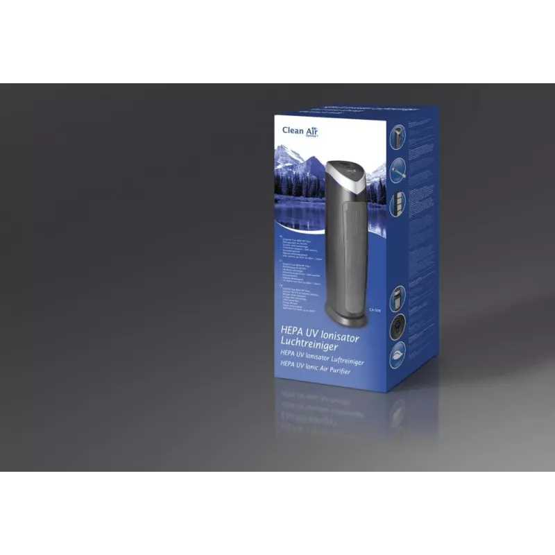 Oro valytuvas Clean Air Optima CA-508 60 dB 240 m³/h Pilka Sidabrinė