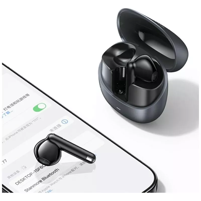 Bluetooth ausinės Usams TWS E03 pilkos