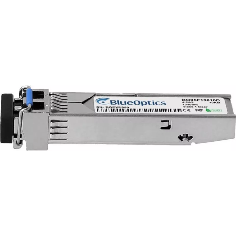 Suderinamas NetApp X1880-R6 BlueOptics© BO05F13610D SFP siųstuvas-imtuvas, LC-Duplex, 4GBASE-LW, Fibre Channel, vienmodis šviesolaidis, 1310nm, 10KM, DDM, 0°C/+70°C (X1880-R6-BO)