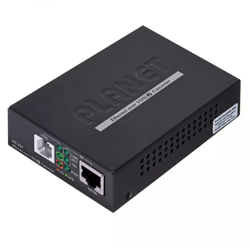 Planet VC-231G tiltas/kartotuvas 1000 Mbit/s Tinklo tiltas Juodas