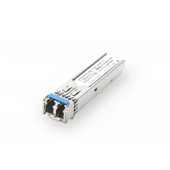 Assmann/Digitus MINI GBIC (SFP) MODULIS, 155MBP Mini GBIC SFP (Small Form Factor Pluggable) modulis, aukšta kokybė ir didžiausias patikimumas, 155 Mbps maksimali duomenų perdavimo sparta, 1 klasė