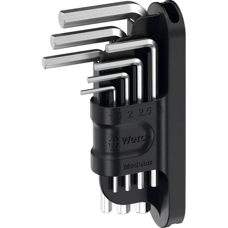 Įrankių rinkinys Wera Tool-Check Modular Set 1 – 50 dalių modulinis dirbtuvių rinkinys, įvairūs antgaliai ir lizdai