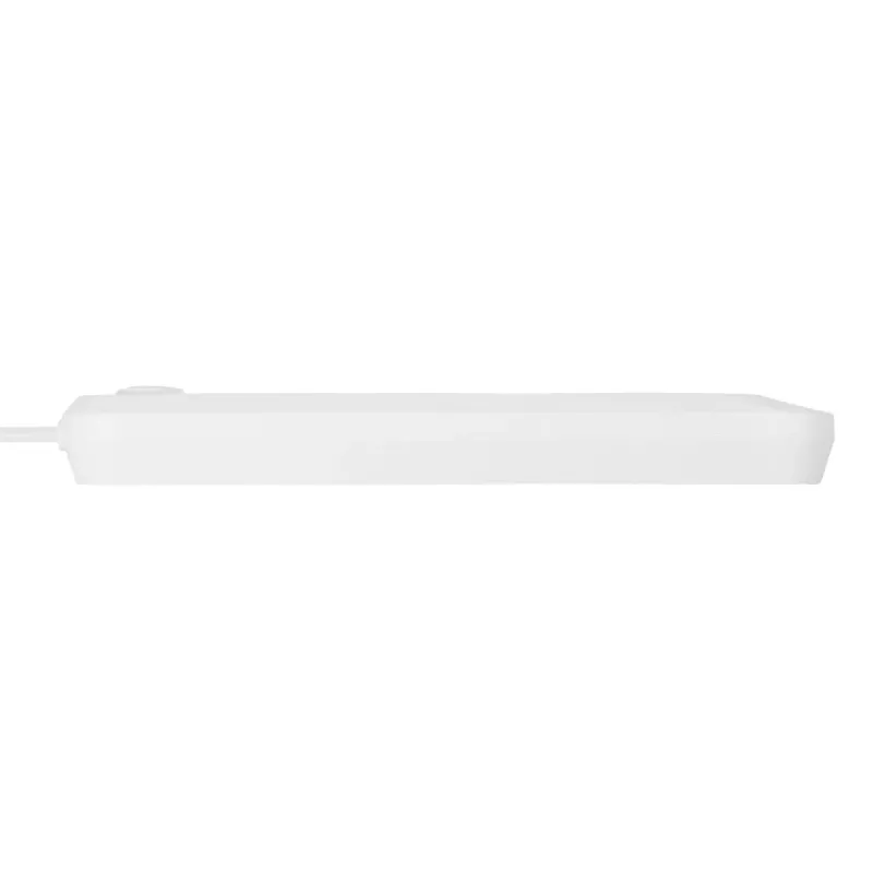 Maitinimo lizdų blokas MACLEAN MCE395 W — 5 lizdai, 3× USB A, 110–240 V kintamoji srovė, 2,1 A USB, maks. 2500 W, baltas, 1,5 m laidas