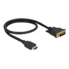 Vaizdo kabelio adapteris DeLOCK 85651 0,5 m HDMI Type A DVI juodas