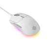 Žaidimų pelė STEELSERIES Rival 3 Gen 2 — optinė, 8500 DPI, laidinė USB Type-A, dešiniarankė, balta, 77 g
