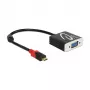 Vaizdo kabelio adapteris DeLOCK 62994 USB Type-C į VGA 0,2 m juodas