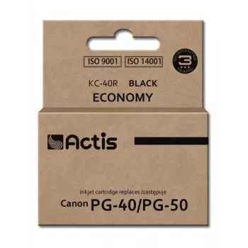 Actis KC-40R rašalas (pakaitalas Canon PG-40/PG-50; standartinis; 25 ml; juodas)