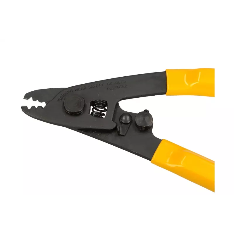 Skaidulinės optikos nuėmiklis Extralink CFS-3, skirtas 2–3 mm, 0,9 mm ir 0,125 mm skaiduloms, juodas/geltonas