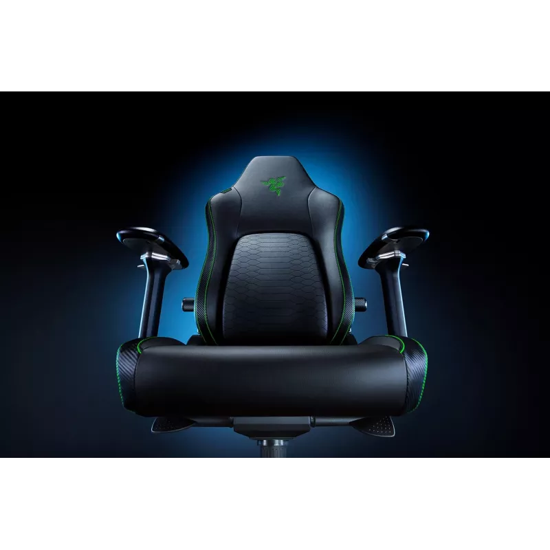 Gaming armchair Razer Iskur V2 Padded seat Juoda Green