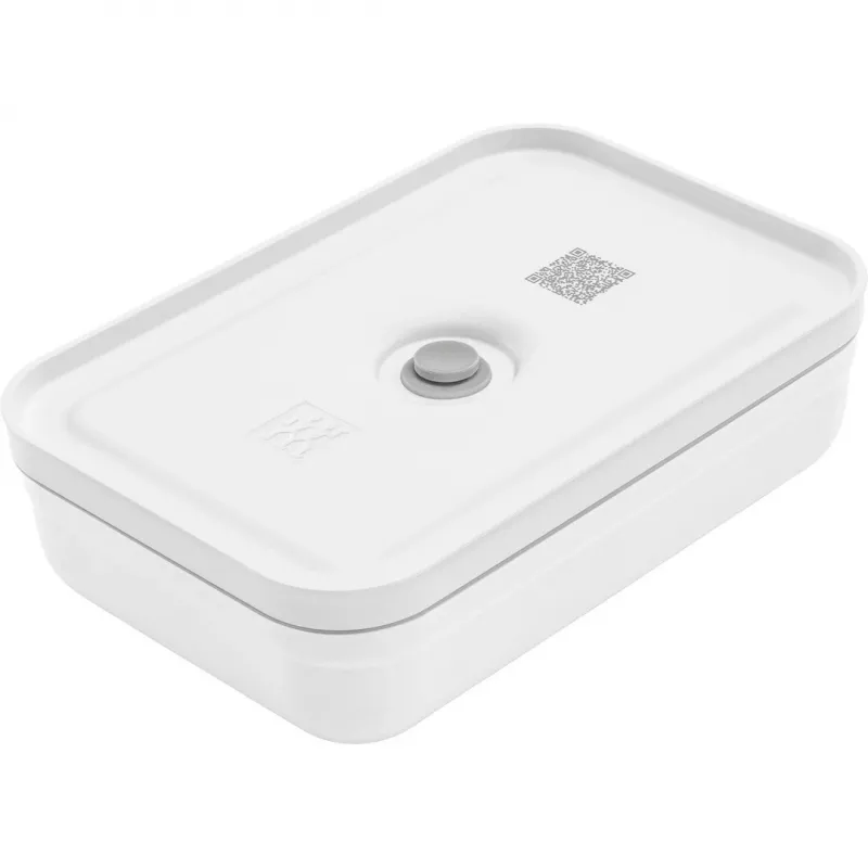 Pietų dėžutė ZWILLING FRESH & SAVE 1 L, plastikinė su silikoniniu sandarikliu, pilka/baltas