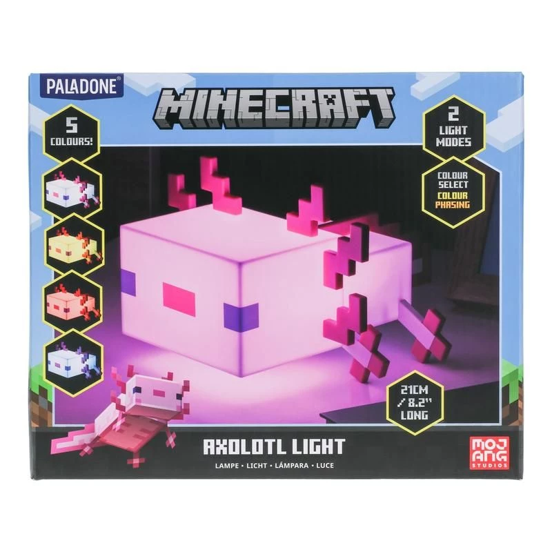 Paladone Minecraft Aksolotlio Lemputė